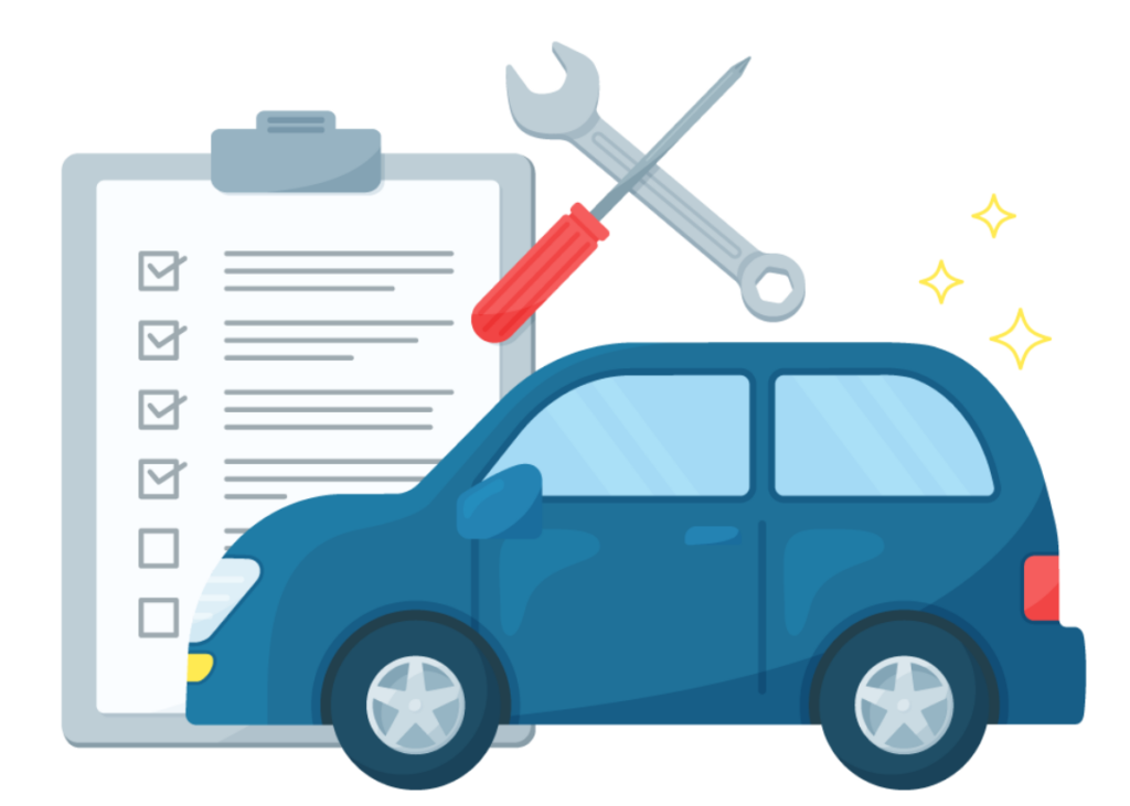 車点検イラスト
