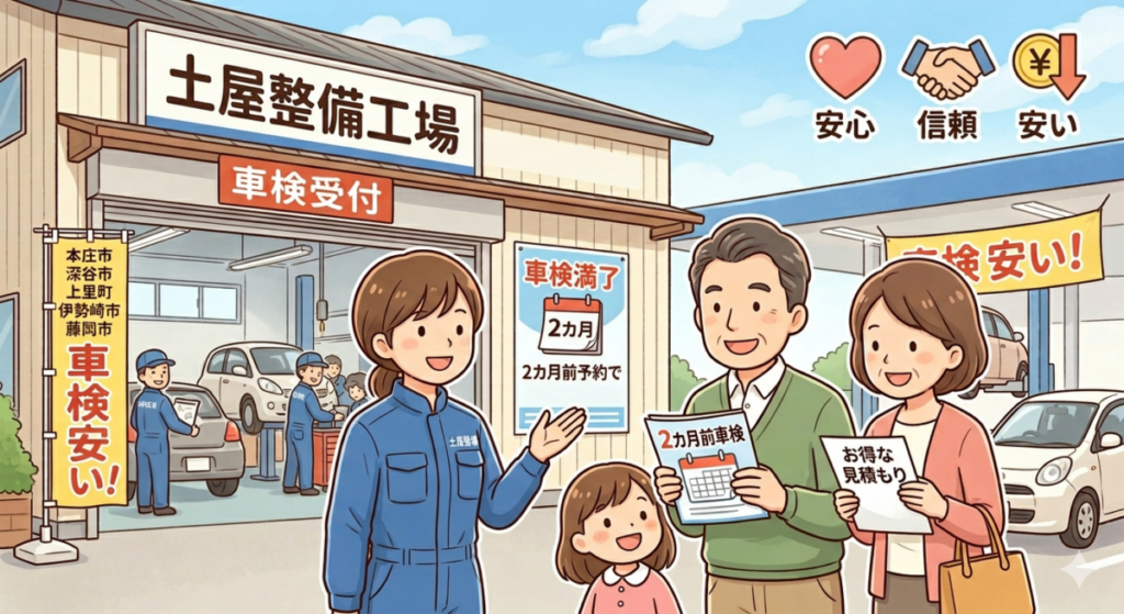 本庄市で車検を安く受ける新常識！「2カ月前」からでも有効期限はそのまま？お得な予約のコツをプロが解説
