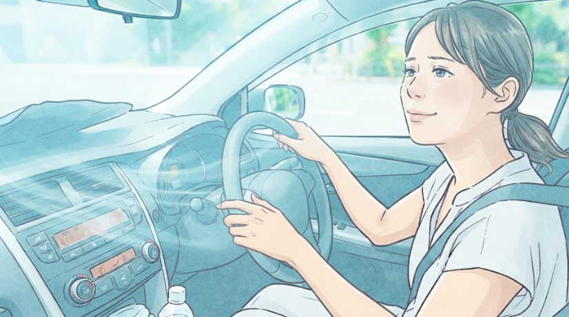 エアコン車内